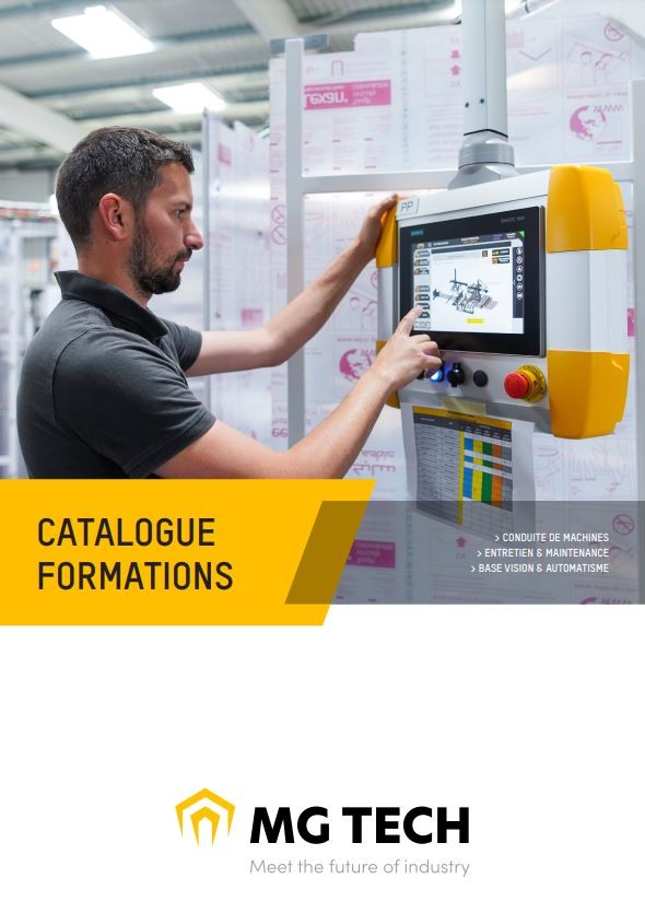 Catalogue formation service clients MG Tech