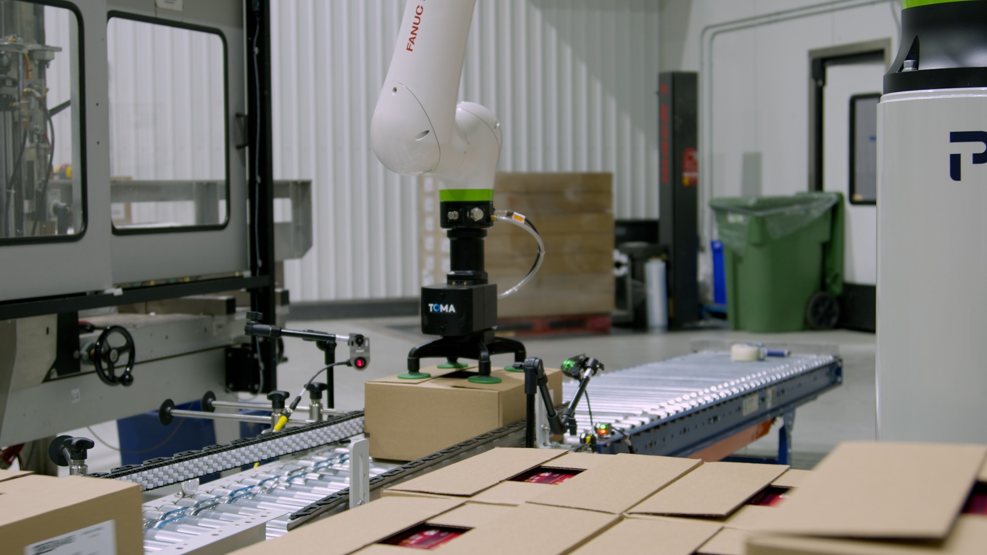 Palettiseur cobot TOMA - MG Tech x Premier Tech