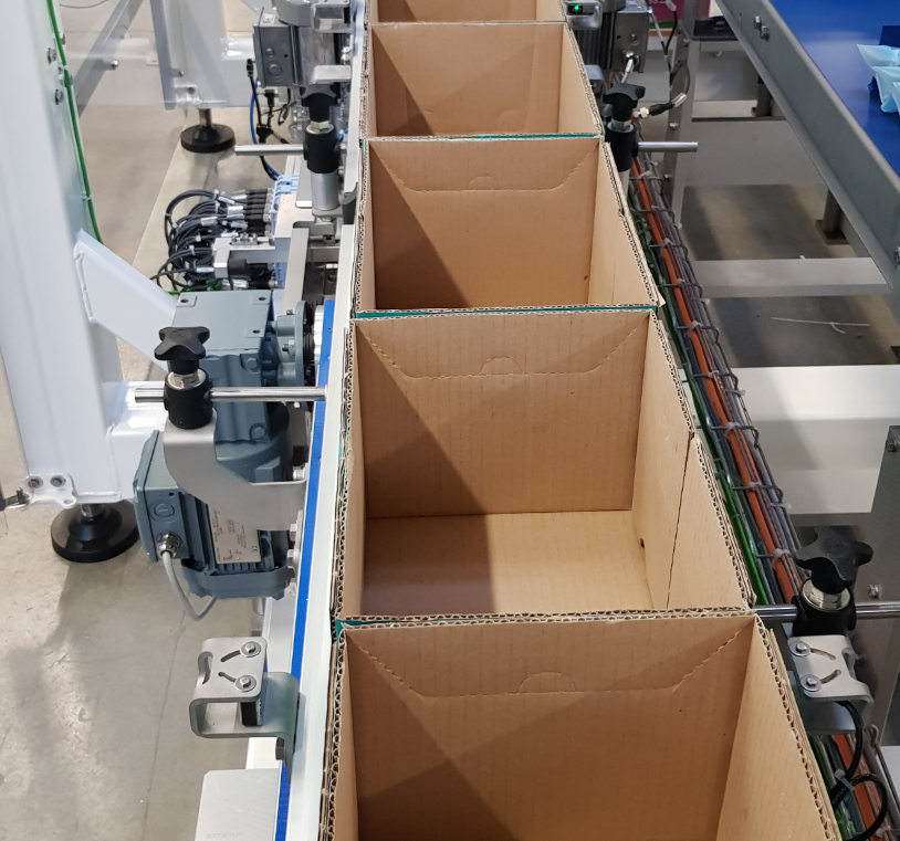 FORMADORA DE CAJAS MG TECH PARA EL SECTOR FARMACOSMÉTICO