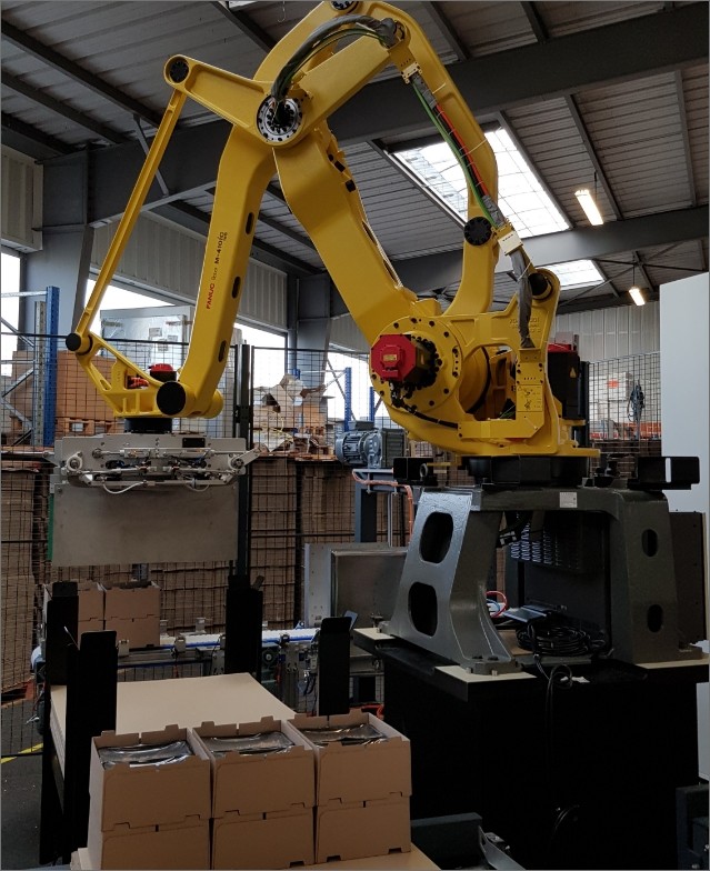 PALETIZADOR MG TECH PARA LA PANADERIA INDUSTRIAL