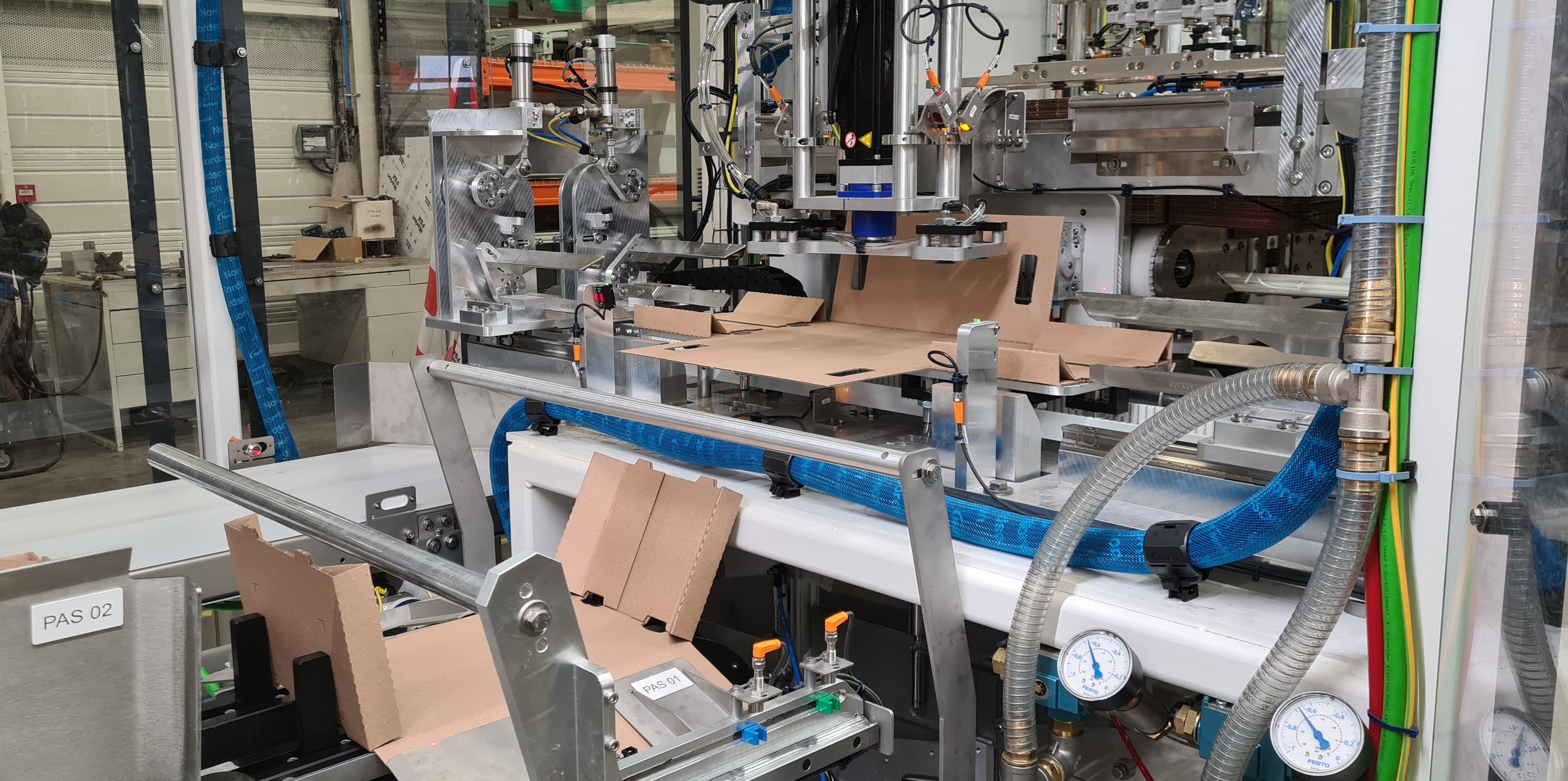 Ligne complète de conditionnement de pâtes MG TECH