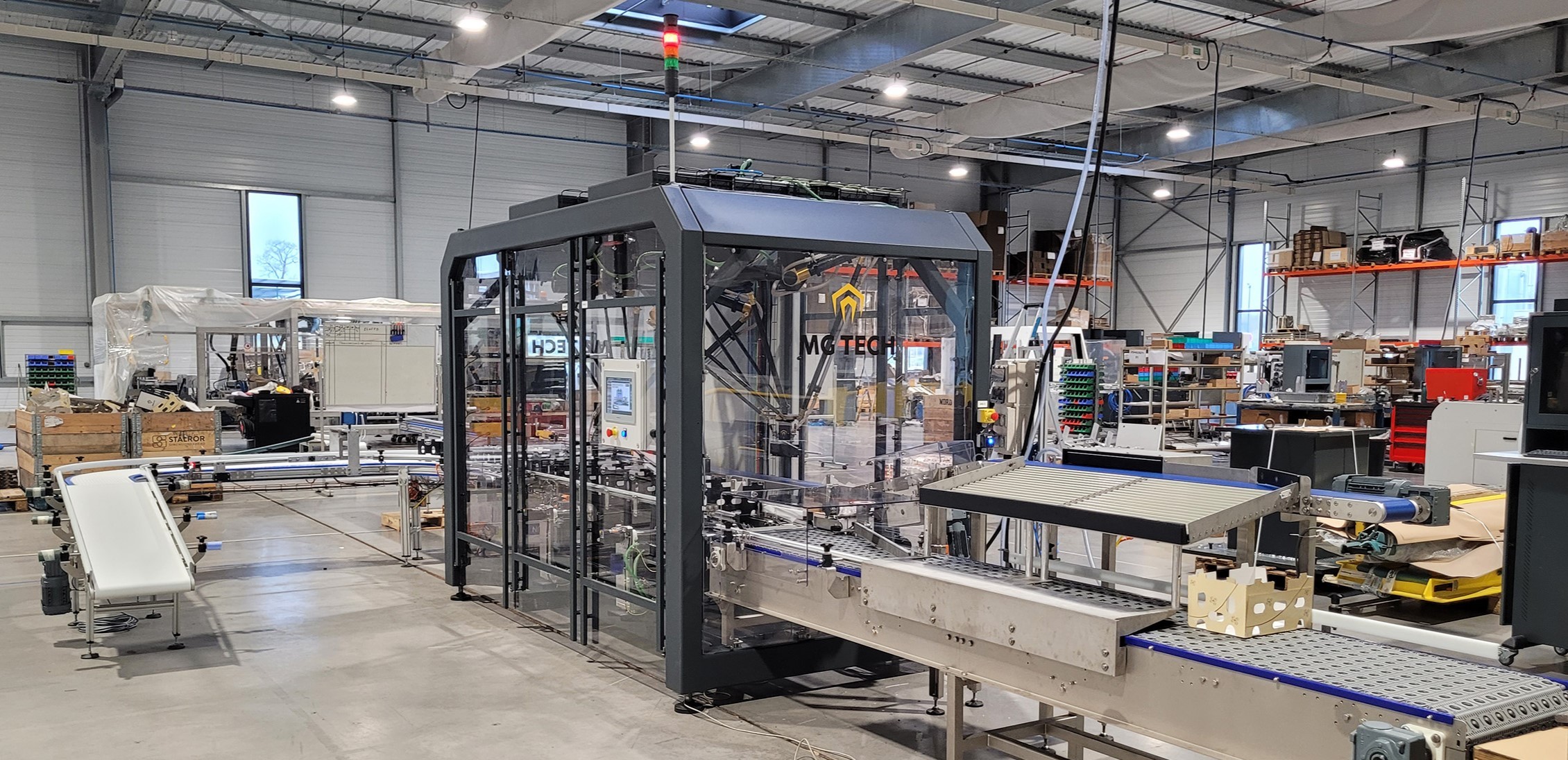 ENCAISSEUSE TOP LOAD POUR BARQUETTES 4 COINS COLLÉS MG TECH