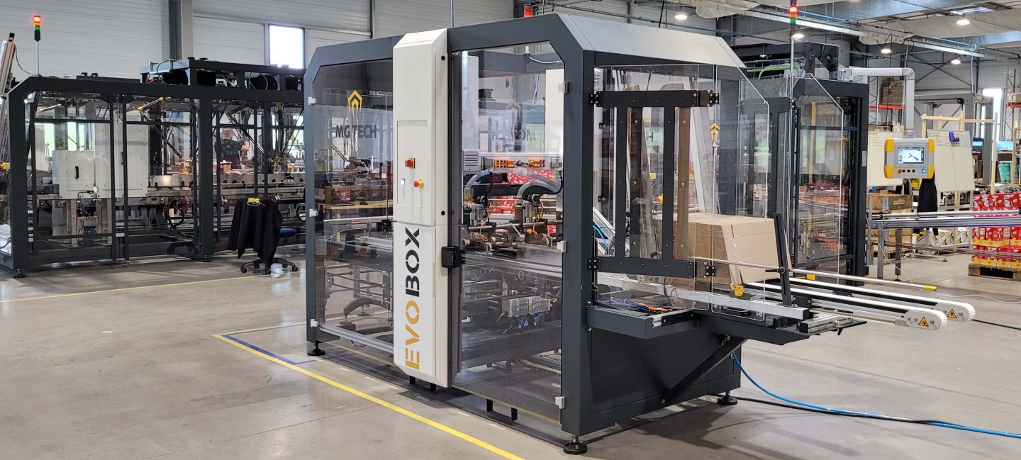 MG Tech case study - Complete line for packaging multireference crisp tubes